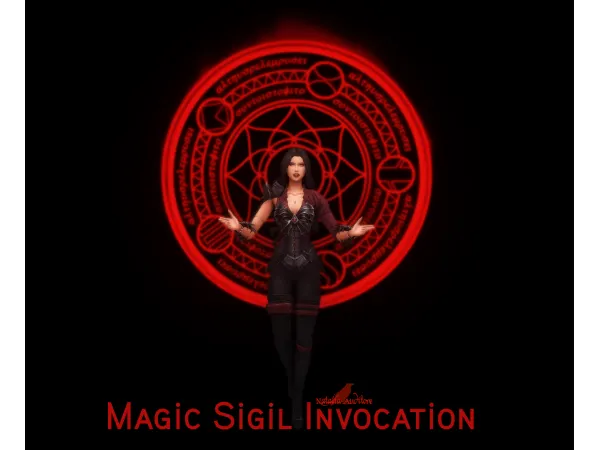 Maxis Match Magic sigil invocation Auditore by Natalia - The Sims 4 Custom Content