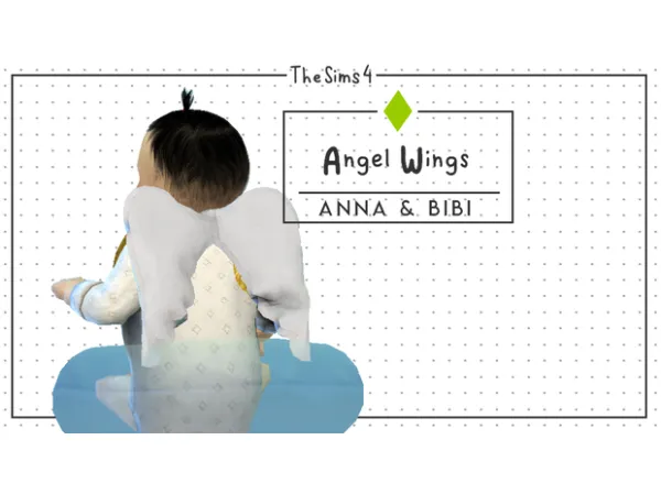 Maxis Match Angel Wings [AnnaBibi] - The Sims 4 Custom Content