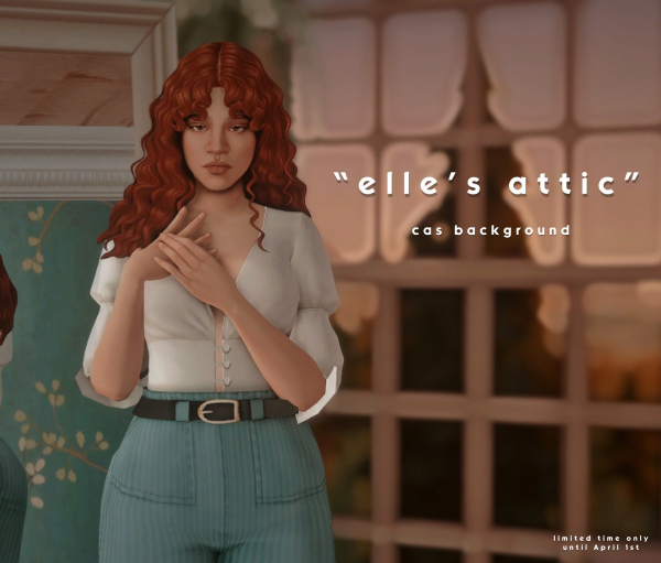 Maxis Match ellcrze elles attic by simsfinds - The Sims 4 Custom Content