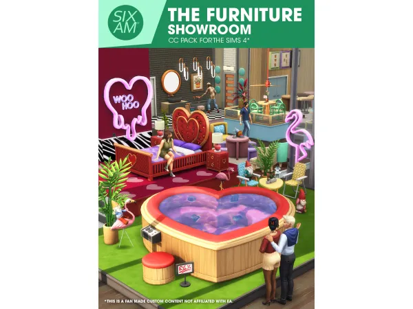 The Furniture Showroom (CC Pack for The Sims 4) by SIXAM CC