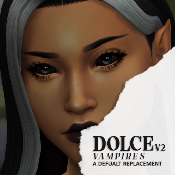 Mix DOLCE V2 VAMPIRES a default eye replacement by simsfinds - The Sims 4 Custom Content