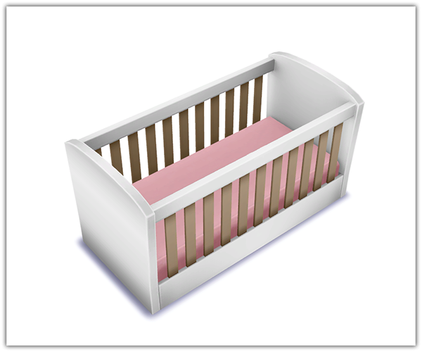 Maxis Match Recolors of the Kindermade Kindercrib by simsfinds - The Sims 4 Custom Content