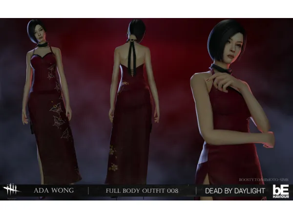 Alpha Dead by Daylight Ada Wong 008 Outfit - The Sims 4 Custom Content