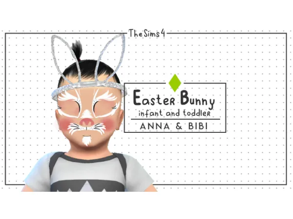 Maxis Match Easter Bunny [AnnaBibi] New mesh - The Sims 4 Custom Content