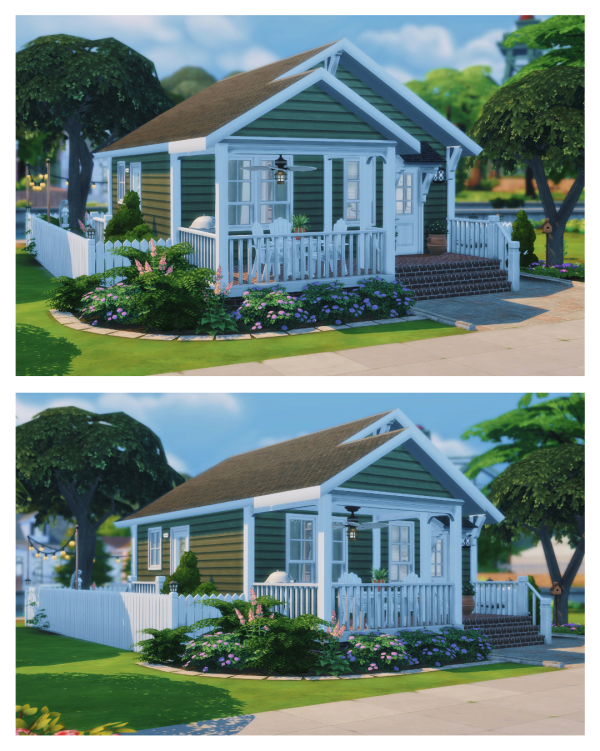 Maxis Match Tiny Suburban by simsfinds - The Sims 4 Custom Content