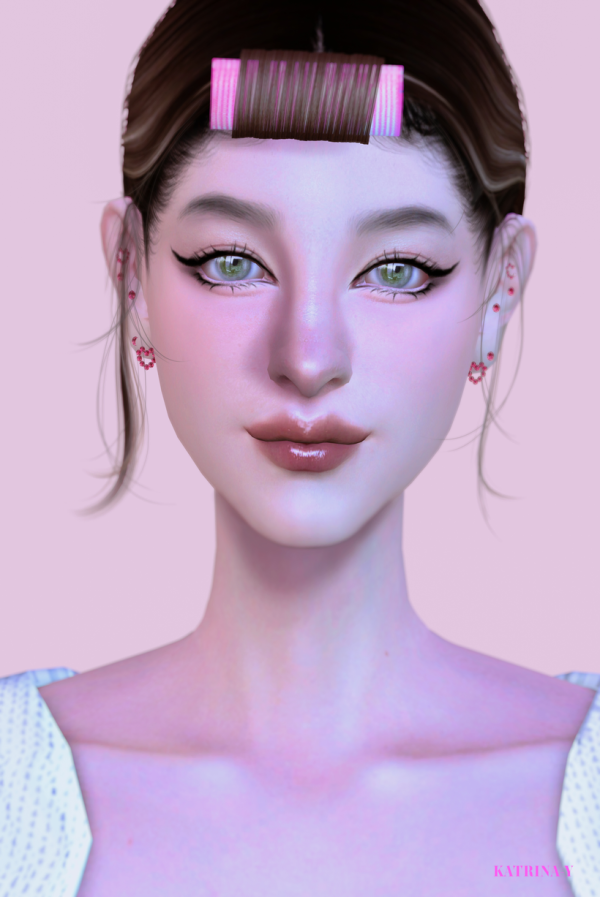 Alpha 112022makeup set y by katrina-y - The Sims 4 Custom Content