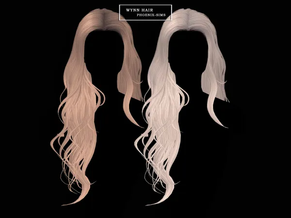 Alpha Wynn Hair by phoenixsims4 - The Sims 4 Custom Content