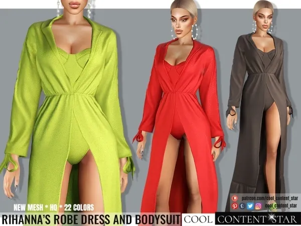Rihanna Robe Dress and bodysuit from MTV Awards - cool_content_star