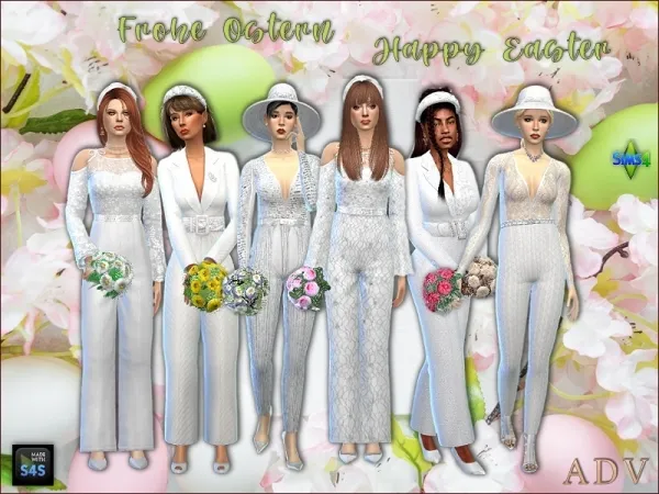 Wedding suits and accessories for females