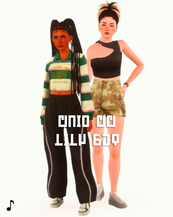 Lily Set Conversion by simsfinds - The Sims 3 Custom Content