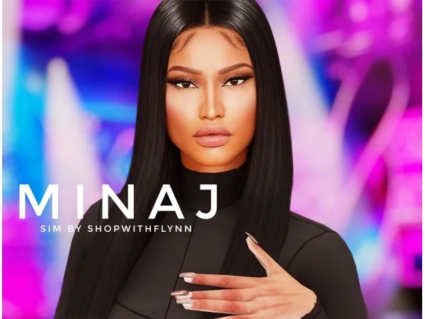 Alpha Nicki Minaj (Sim) - The Sims 4 Custom Content