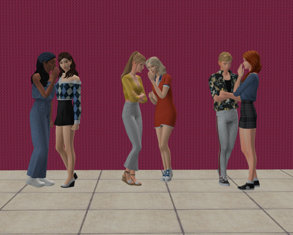 GossipingSims by simsfinds - The Sims 2 Custom Content