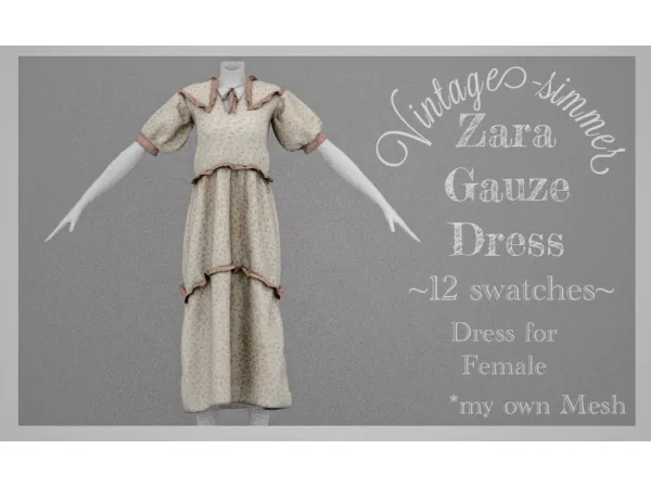 Alpha vintage simmer set - The Sims 4 Custom Content