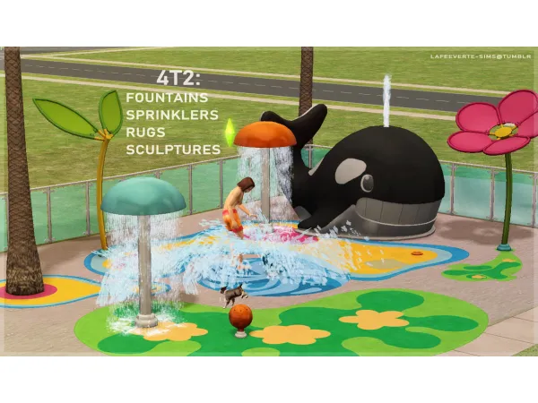 SPLASH PAD SET - The Sims 2 Custom Content