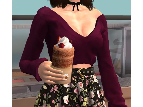 Trdelnik (Chimney Cake) Food Stand for - The Sims 2 Custom Content