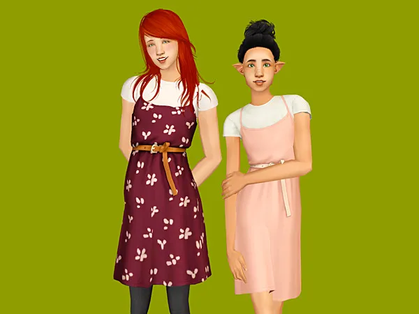 4t2 Sforzinda SP34 Dress Long - The Sims 2 Custom Content
