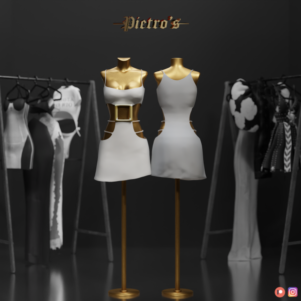 Alpha Miley Cyrus's Dress Jaded by simsfinds - The Sims 4 Custom Content