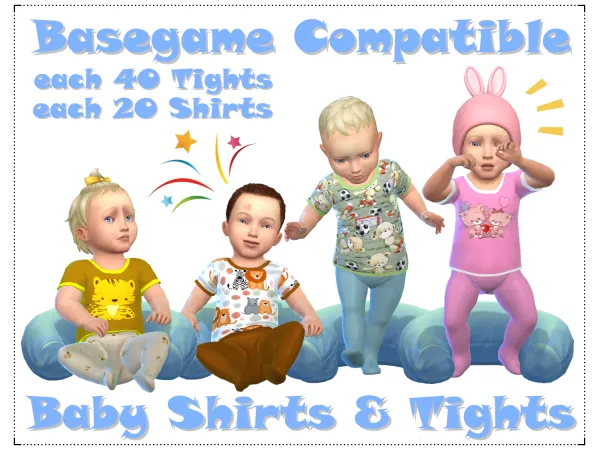 Maxis Match Baby Shirt Tights by Annett's Sims 4 Welt ASW - The Sims 4 Custom Content