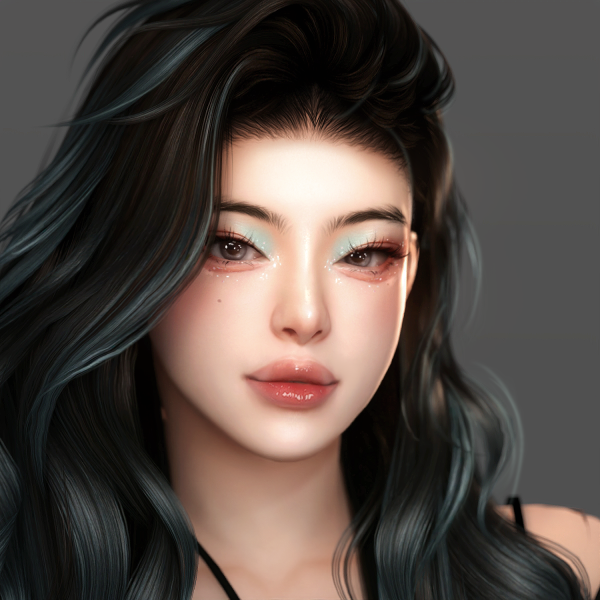 Alpha Eyes G10 Eyeshadow L2 by simsfinds - The Sims 4 Custom Content