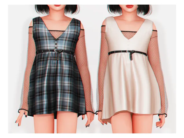 Alpha Sullyoon Dress (Child) - The Sims 4 Custom Content
