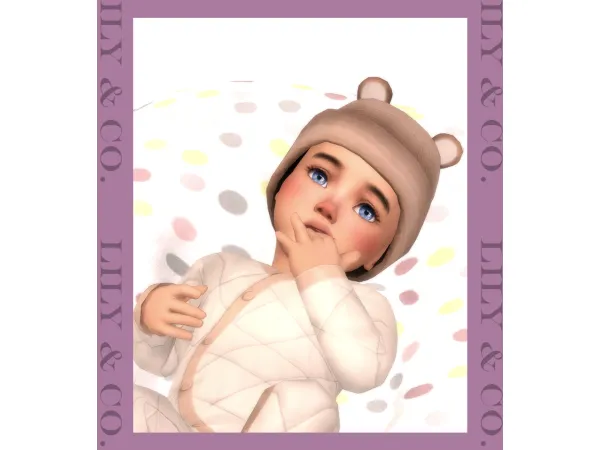 Maxis Match Bear Beanie by lilyssims - The Sims 4 Custom Content