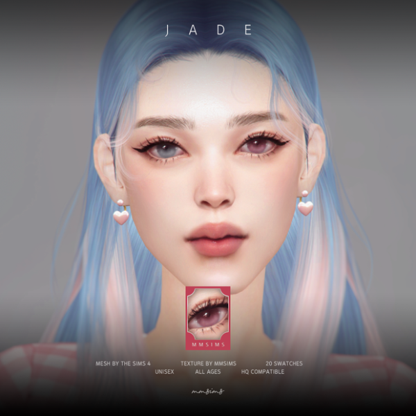 Alpha MMSIMS Eyes Jade by simsfinds - The Sims 4 Custom Content