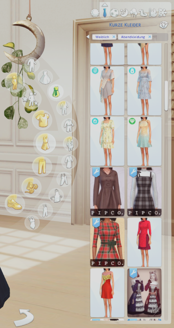 Maxis Match No Formal Mini Dresses(BasegameSeason) by simsfinds - The Sims 4 Custom Content