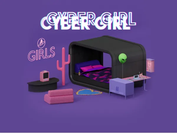 Cyber Girl Set by mechtasims