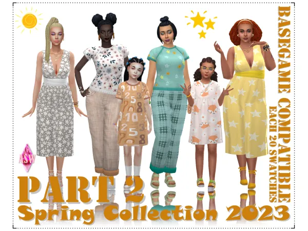 Maxis Match Spring Collection 2023 Part 2 by Annett's Sims 4 Welt ASW - The Sims 4 Custom Content