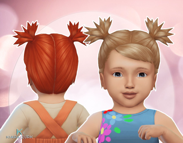 Maxis Match Mimi Pigtails for Infants by simsfinds - The Sims 4 Custom Content
