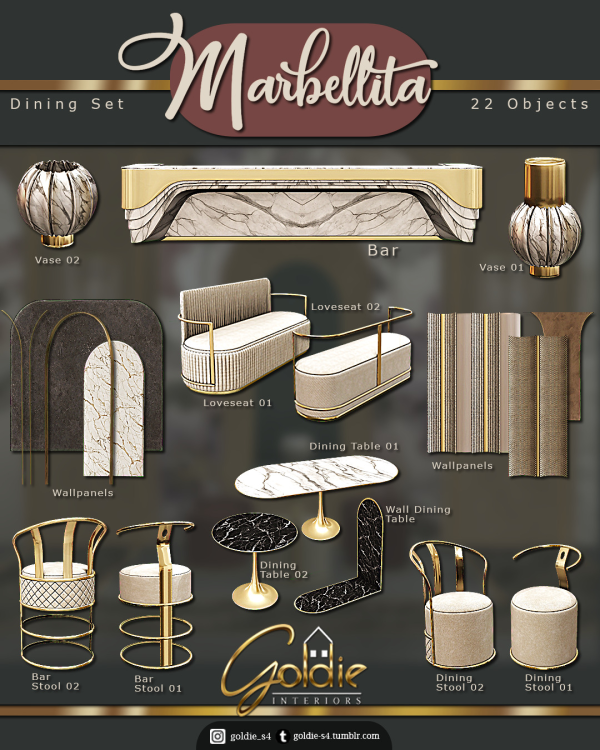 Alpha M a r b e l l i t a by simsfinds - The Sims 4 Custom Content