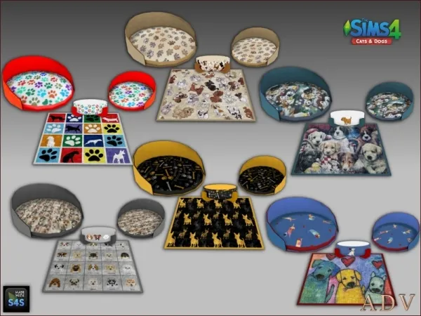 Maxis Match Dog accessories - The Sims 4 Custom Content