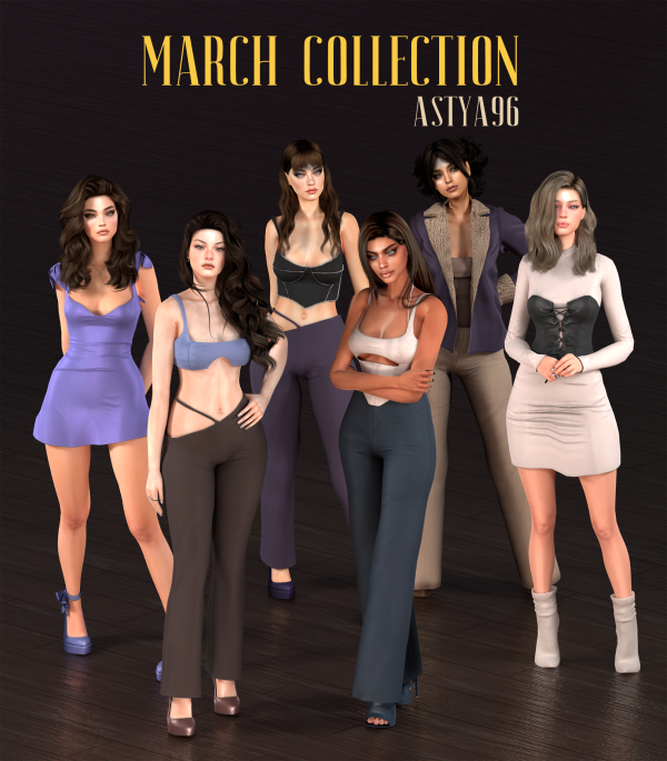 Alpha March Collection 2023 by simsfinds - The Sims 4 Custom Content