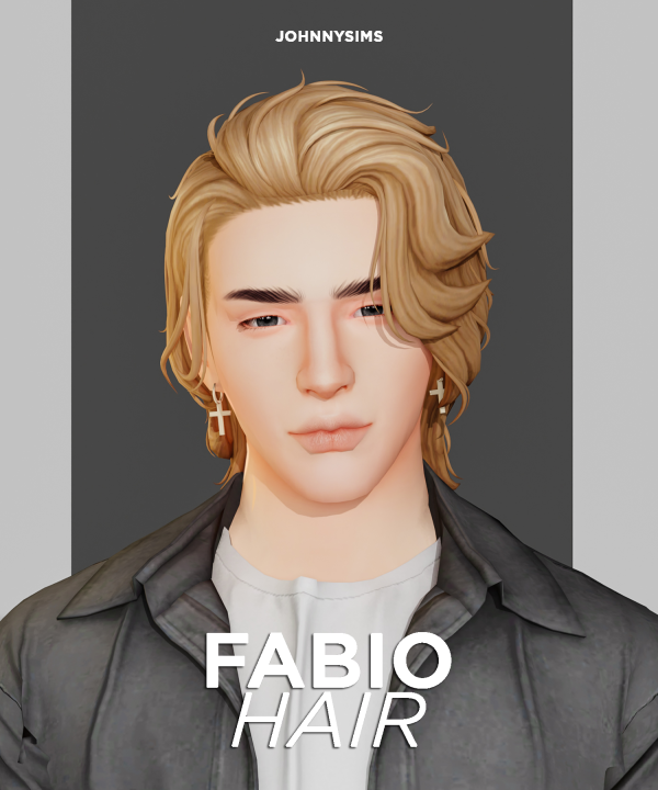 Maxis Match Fabio Hair by simsfinds - The Sims 4 Custom Content