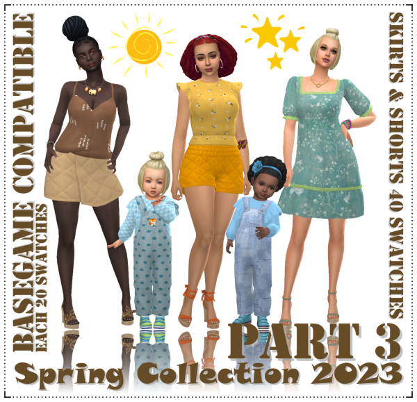 Maxis Match Spring Collection 2023 Part 3 by simsfinds - The Sims 4 Custom Content