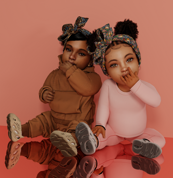 Alpha Dandelion Headband Infant Conversion Recolor by simsfinds - The Sims 4 Custom Content
