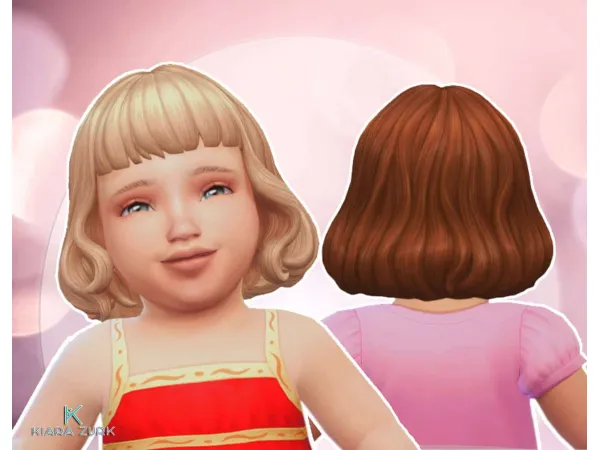 Maxis Match EP09 Curly Short for Infants - The Sims 4 Custom Content