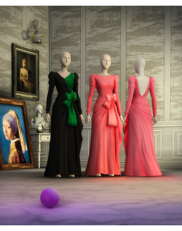 Maxis Match Princess of Dress I II 2020 by simsfinds - The Sims 4 Custom Content