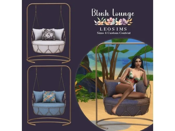 Alpha Blush Lounge - The Sims 4 Custom Content