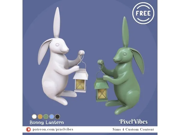 Mix Bunny Lantern - The Sims 4 Custom Content