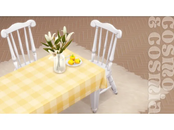 Maxis Match cosmo cosmia tablecloths - The Sims 4 Custom Content