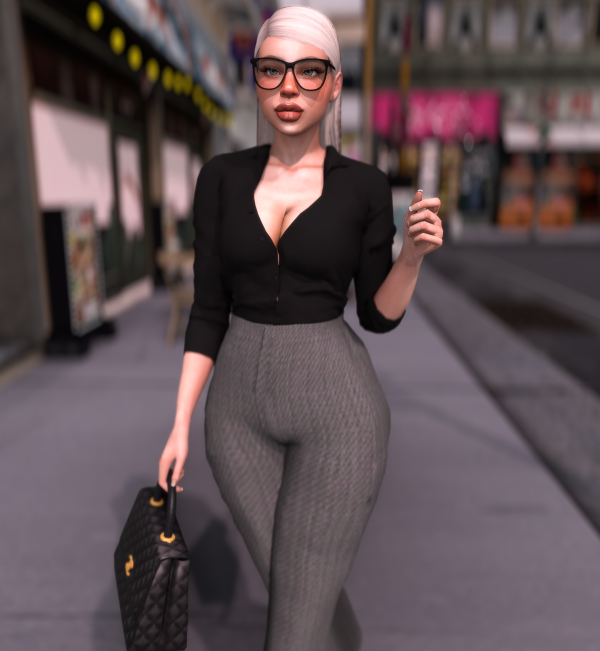 Alpha Business Meeting Outfit by simmerkatex - The Sims 4 Custom Content