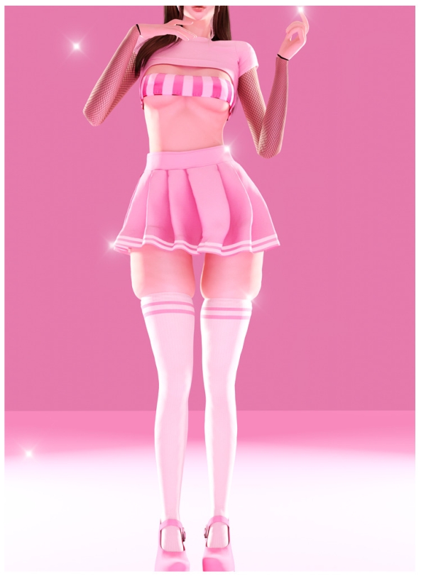 Alpha SASHA SET by unknown66irl - The Sims 4 Custom Content