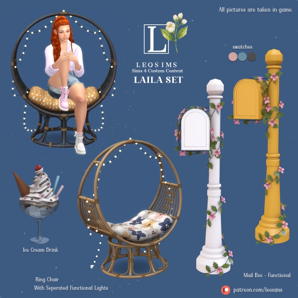 Mix Laila by leosims4cc - The Sims 4 Custom Content