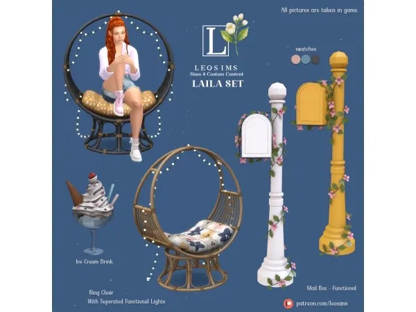 Mix Laila - The Sims 4 Custom Content