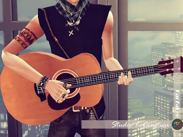 Mix Basic handle guitar NEW - The Sims 4 Custom Content