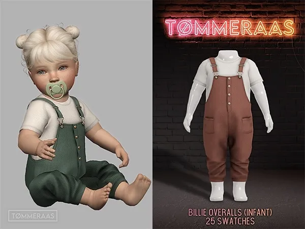 TØMMERAAS | Billie Overalls (Infants) (#48)