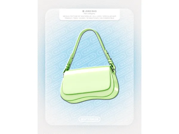 Alpha JUKE BAG by WATERBLUE - The Sims 4 Custom Content