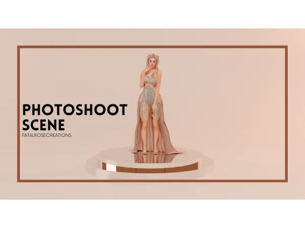 Alpha Photoshoot Scene - The Sims 4 Custom Content