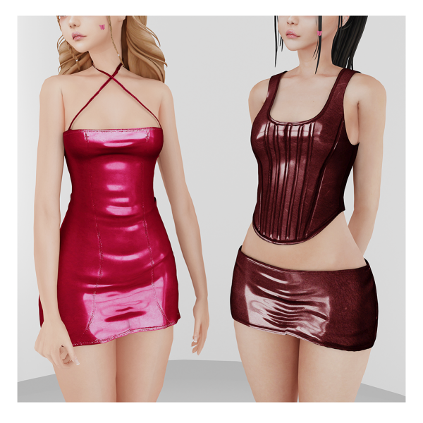 Alpha Leather set by babyetears - The Sims 4 Custom Content